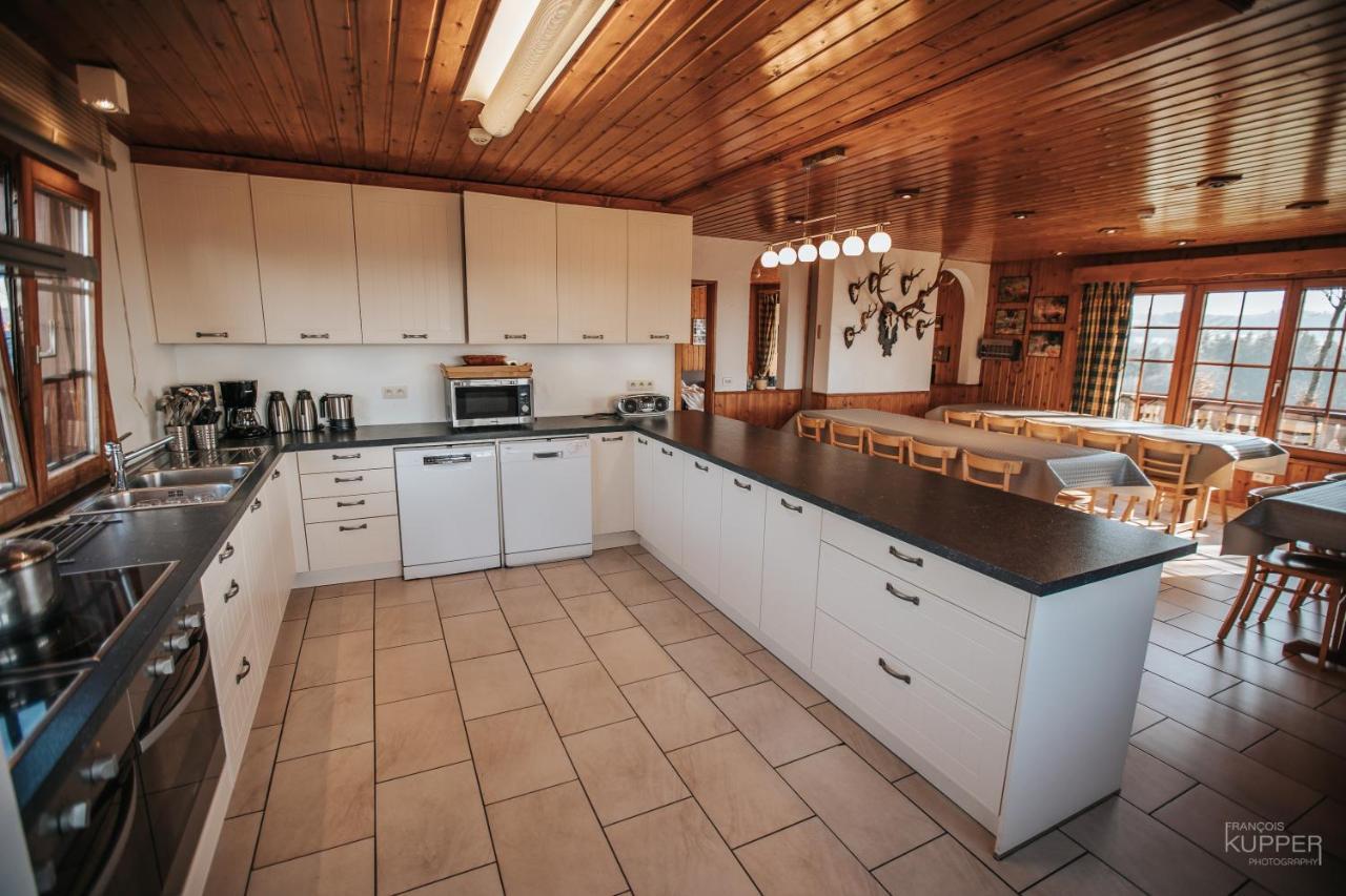 הוילה Le Gagnage 31 Pers- Malmedy, Rustique, Vue, Wellness מראה חיצוני תמונה